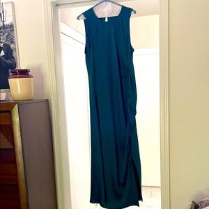 House of Harlow 1960 Blue Sleeveless Sheath Maxi Dress